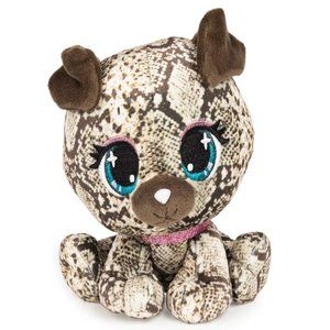 P.Lushes Designer Fashion Pets Bella Boa Dog Premium Stuffed Animal Plush, 6"